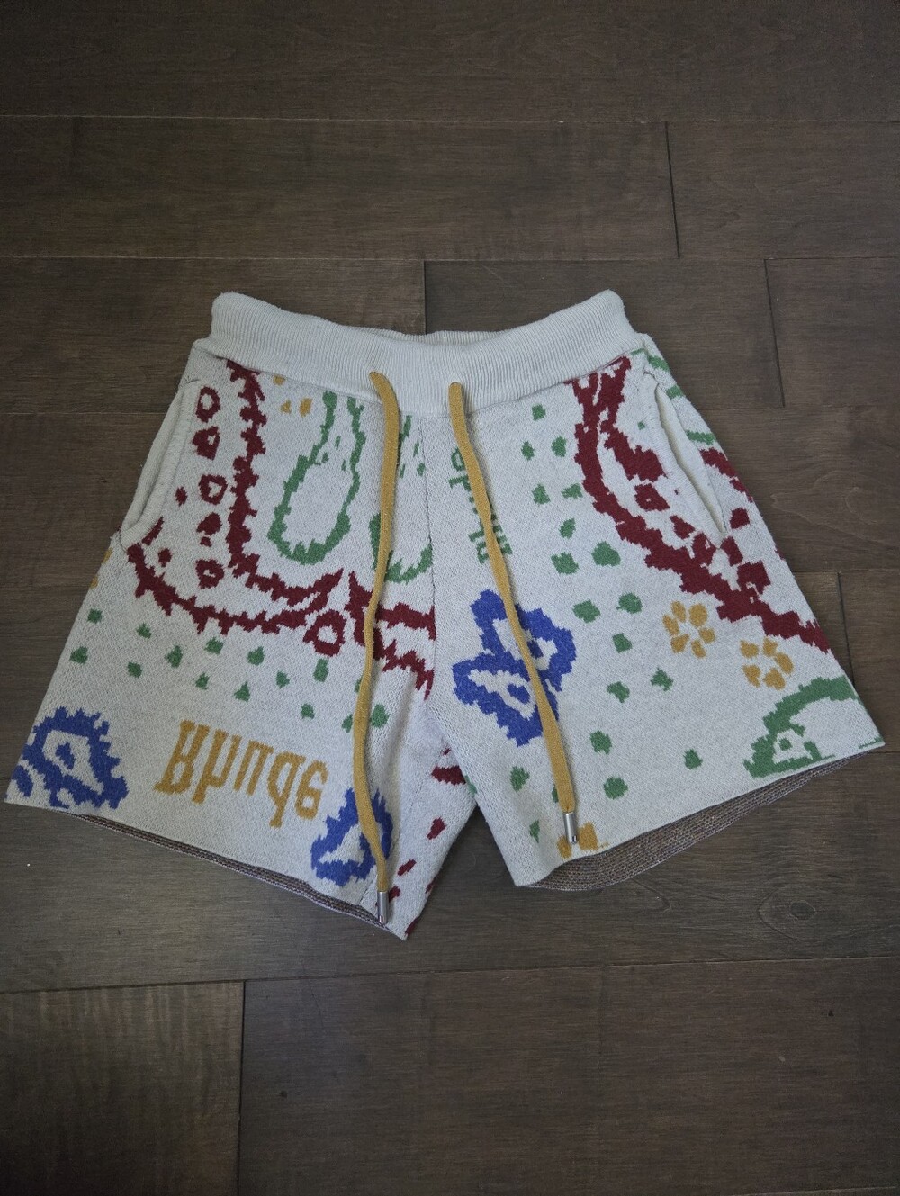 Rhude Bandana Knit Shorts Sz.s